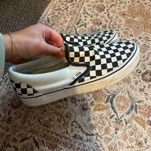Vans Checkered Slip Ons